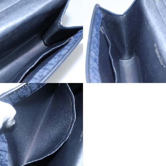 DIOR Trotter Canvas Shoulder Bag Navy - Picture 12 of 12